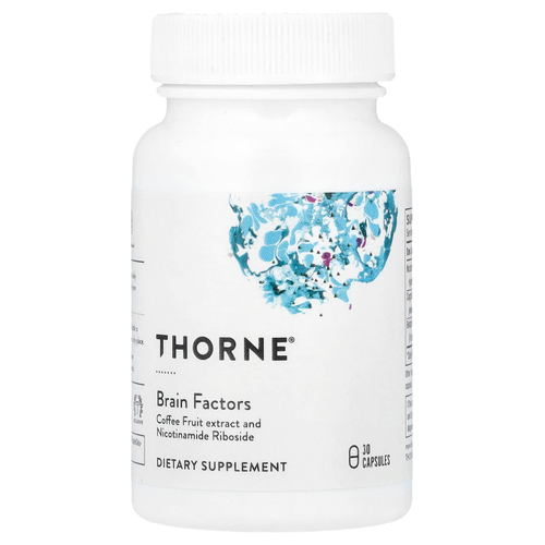 Thorne, Brain Factors, добавка для поддержки мозга, 30 капсул
