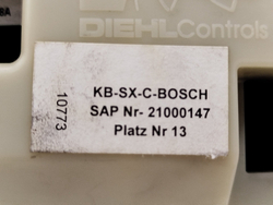465 Силовой модуль и панель индикации в сборе для стиральной машины Bosch WLF 16261 б/у