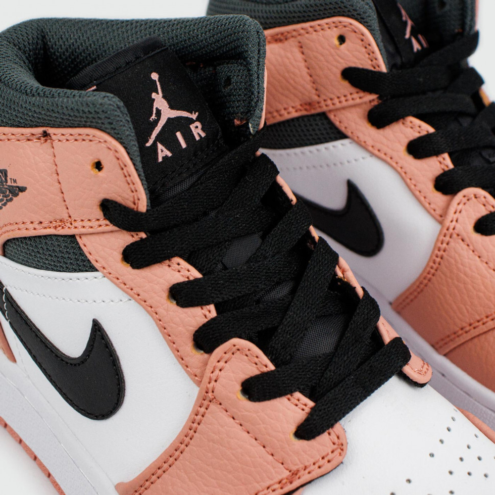 кроссовки Air Jordan 1 Mid Pink Quartz Wmns