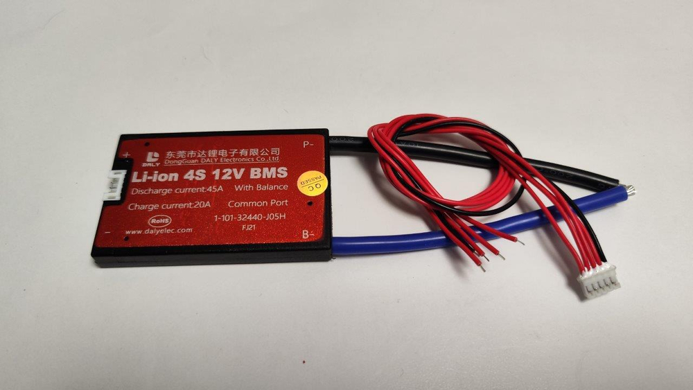 Плата контроля BMS Li-ion 4S 12V 45A