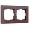 Рамка на 2 поста Werkel Favorit мокко W0021118 4690389159718