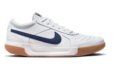 Мужские кроссовки теннисные Nike Zoom Court Lite 3 - white/midnight navy/gum light brown