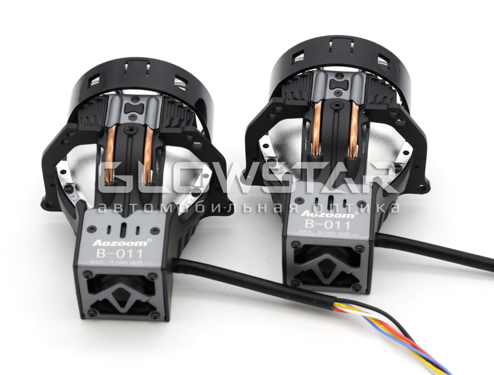 Билед модули Aozoom B-011 Laser 3.0 дюйма, 4 чипа, 5500K, 12V, 54W/81W, крепление 3R (комплект, 2шт)