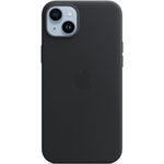 Кожаный чехол с поддержкой MagSafe Apple Leather Case для iPhone 14 Plus, Midnight (Темная ночь)