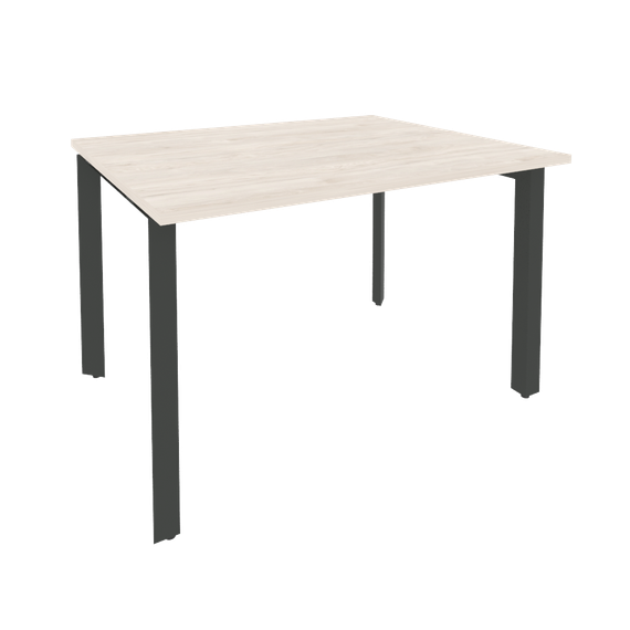 Onix Стол переговорный O.MP-PRG-1.2 Денвер Светлый/Металл Антрацит 1180*980*750