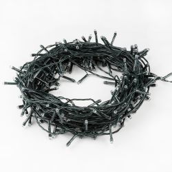 ULD-S1000-100-DGA PINK IP20 Гирлянда светодиодная. 10м. 100 светодиодов. Розовый свет. Провод зеленый. ТМ Uniel