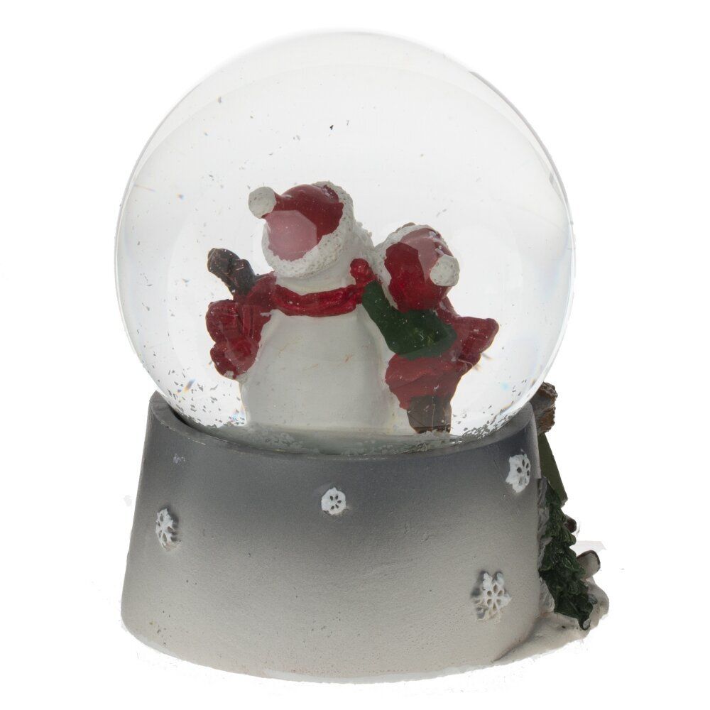 GAEM Фигурка декоративная "Снеговик" в стекл шаре, L7 W7 H8,5 см, 2в.