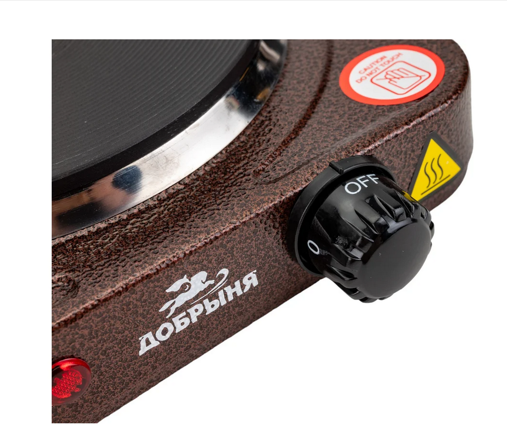 Настольная плитка электрическая ДОБРЫНЯ DO-2206 (1-К,диск)