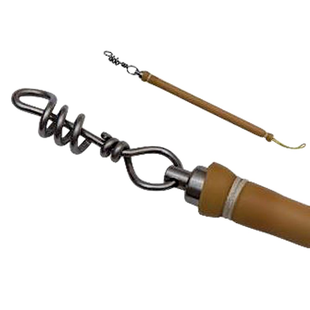 Амортизатор SpearDiver линя с Вертлюгом спиралью 15см ---