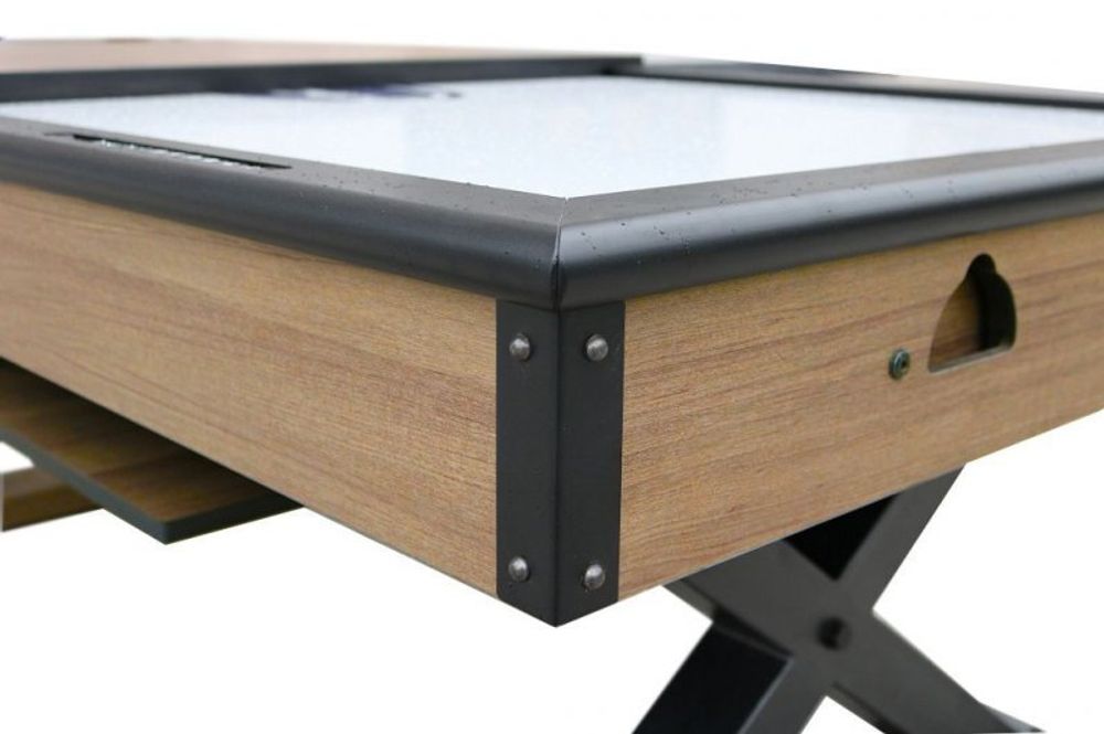 Аэрохоккей «Superior» 7 ф со столешницей, в комплекте аксессуары (221 x 120 x 82 см,мореный дуб)