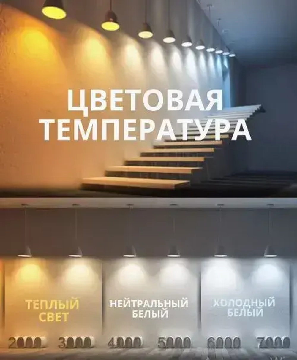 Светильник линейный светодиодный настенный потолочный 120 см 36Вт 6500K 6 шт.