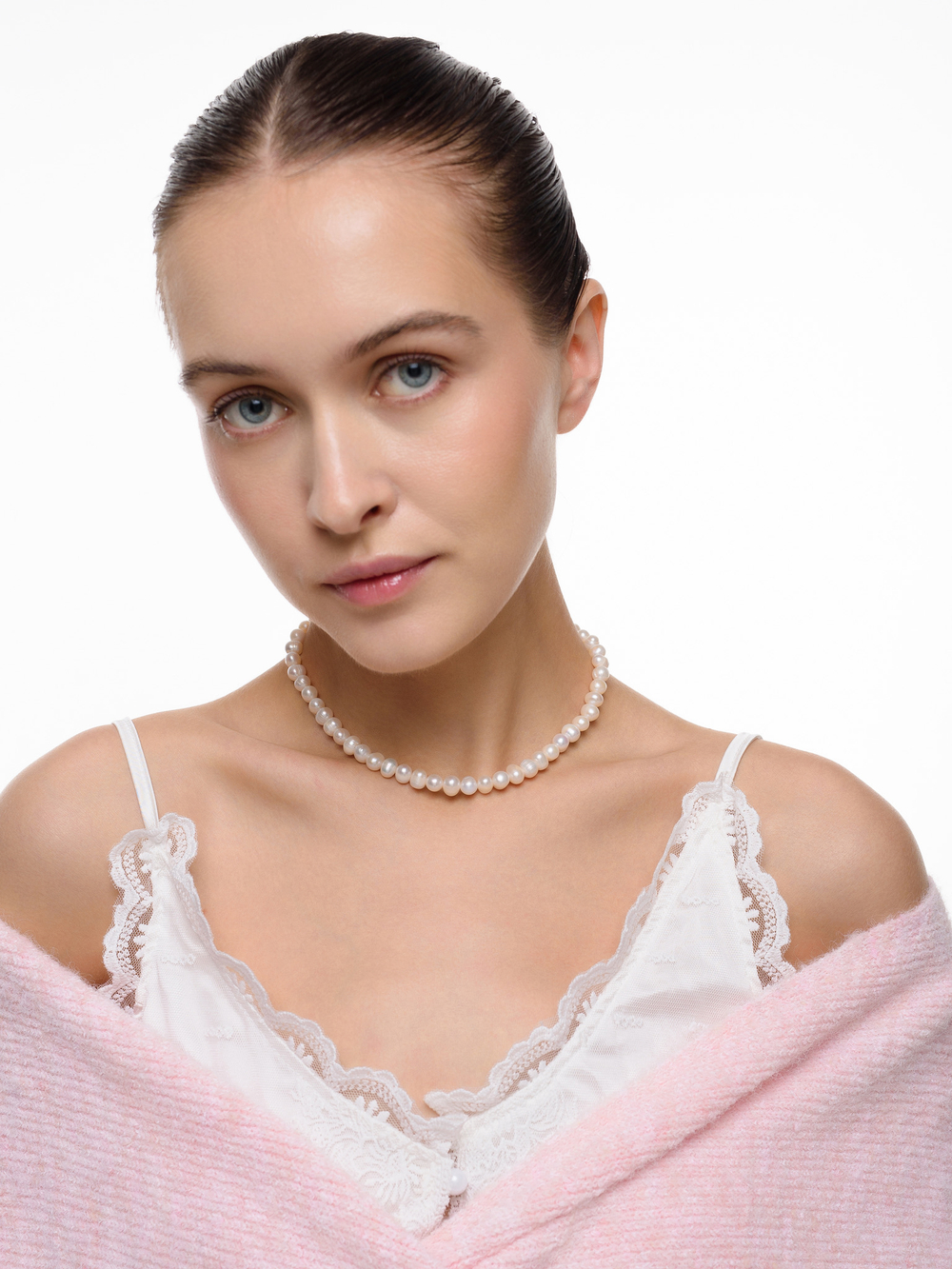 Чокер "Round" из жемчуга Gold