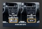 Магнитола для Audi A4 B8, A5 (8T) 2007-2016 (с джойстиком MMI) - Parafar PF7938QPDHigh монитор 10.25" на Android 13, Быстрая, CarPlay, 4G SIM-слот