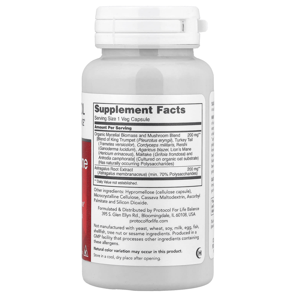 Protocol for Life Balance, Mycel Immune Plus™, 90 растительных капсул