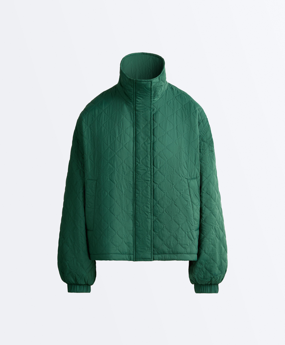 Oysho Укороченная куртка FELLEX® AEROGEL, изумрудный