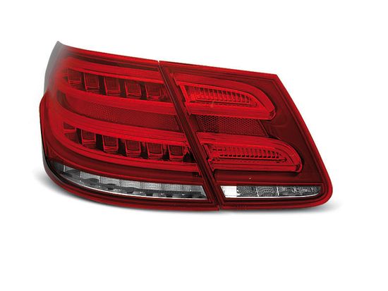 Задние фонари Mercedes E W212 red white led