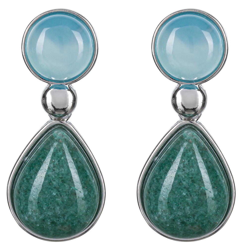 Серьги Possebon Azul, Q.Verde A0738.20.17 S