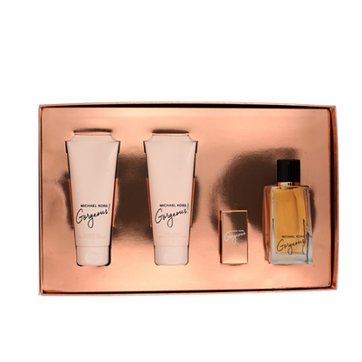 Michael Kors Gorgeous! EDP 100 ml + EDP MINI 5 ml + SG 100 ml + BL 100 ml (woman) 1 pcs
