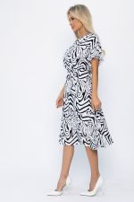 Платье Кристи (черно-белое) П13871-35М LT Collection