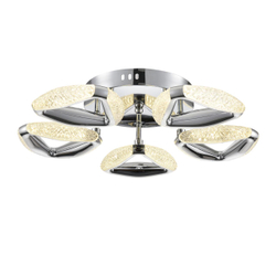 8239/5CL LEDIO LN25 000 хром, металл/пластик Люстра потолочная с ПДУ LED 65W 3000-6000K 220V RUANA