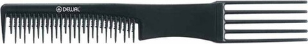 Расческа DEWAL Эконом+ для начеса пластиковая вилка 19см черная