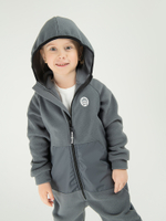 Комбинезон флисовый со вставками "Графит"