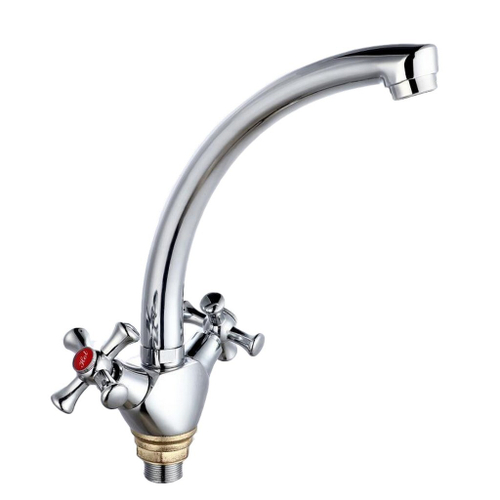 Смеситель для кухни 1/2 кер ПРОФСАН ПСМ-131-75 "СТАНДАРТ А" выс. пов. излив,п/гайку ХРОМ