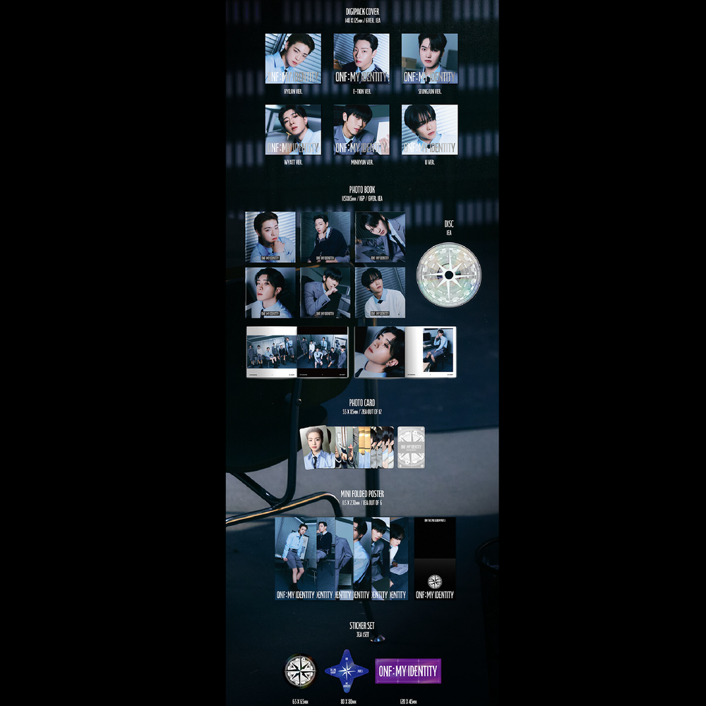 Альбом ONF - ONF:MY IDENTITY [DIGIPACK ALBUM] рандом