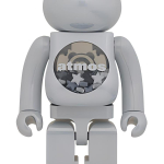 Дизайнерские игрушки BE@RBRICK x atmos 1000% WHITE CHROME Ver. 70cm, atmos -1000%