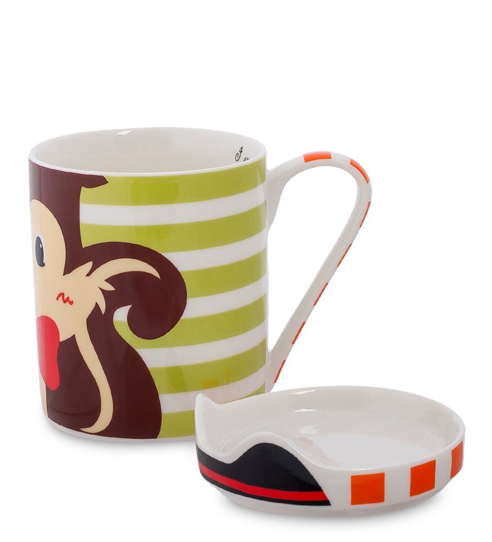 Topchoice TC-20 Кружка с крышкой «Счастливый Бельчонок» (Happy Head)