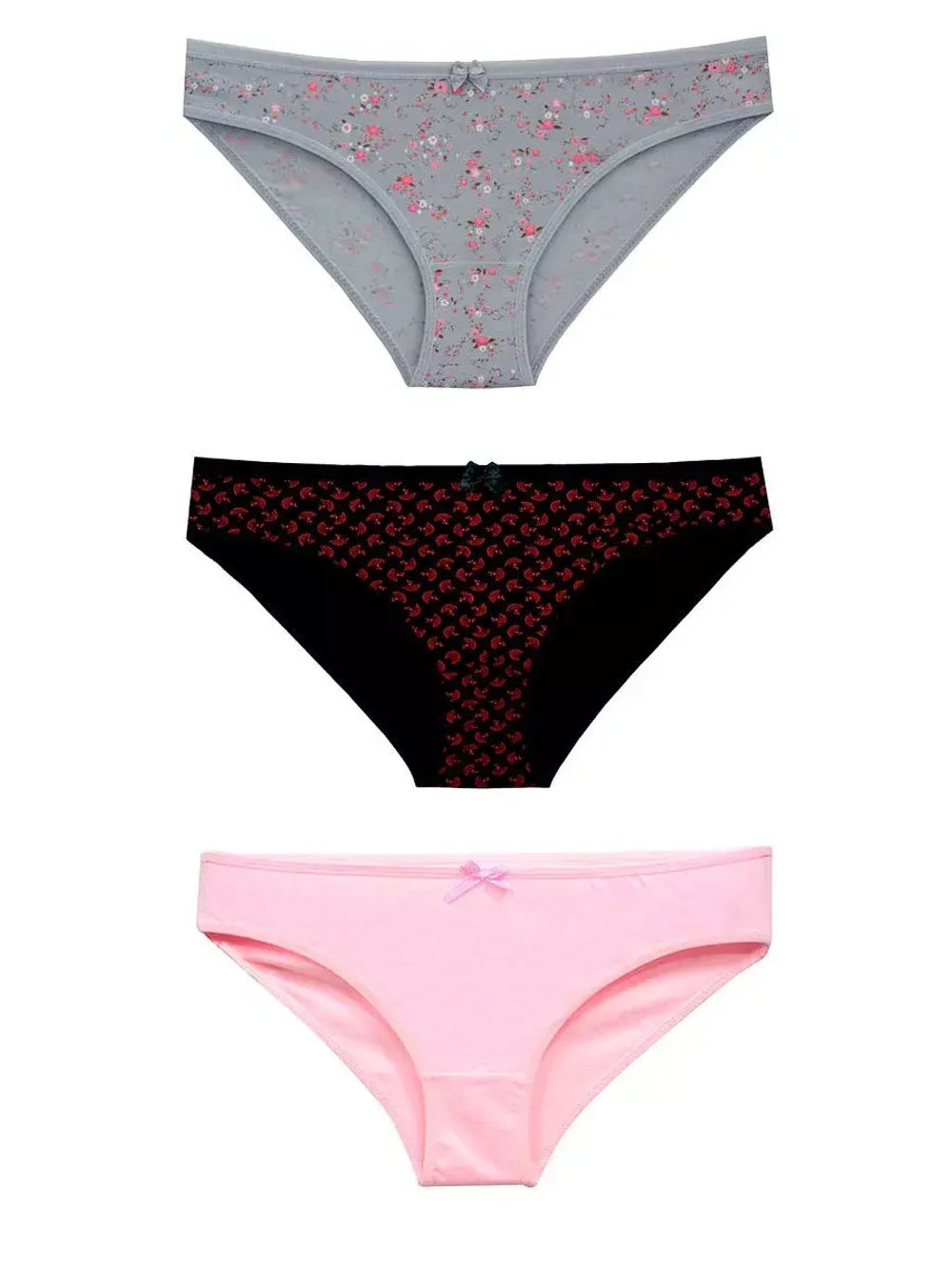 Трусы женские/хлопковые/Набор 3 шт