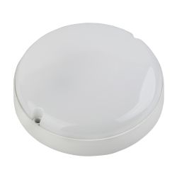 Светильник ЖКХ светодиодный ЭРА SPB-201-1-65K-008 IP65 8Вт 6500К D140 круг СВЧ с датчиком движения | Светильники для ЖКХ IP65