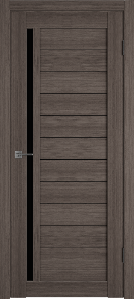 Дверь Atum 9 / Grey / Black Gloss / Владимирские двери
