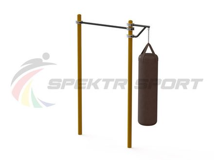 Турник классический для занятий Воркаут с боксерской консолью SP GTO-07+Box_76mm