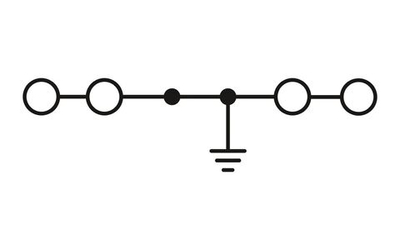 1088736 - PTV 4-QUATTRO-PE - Заземляющая клемма