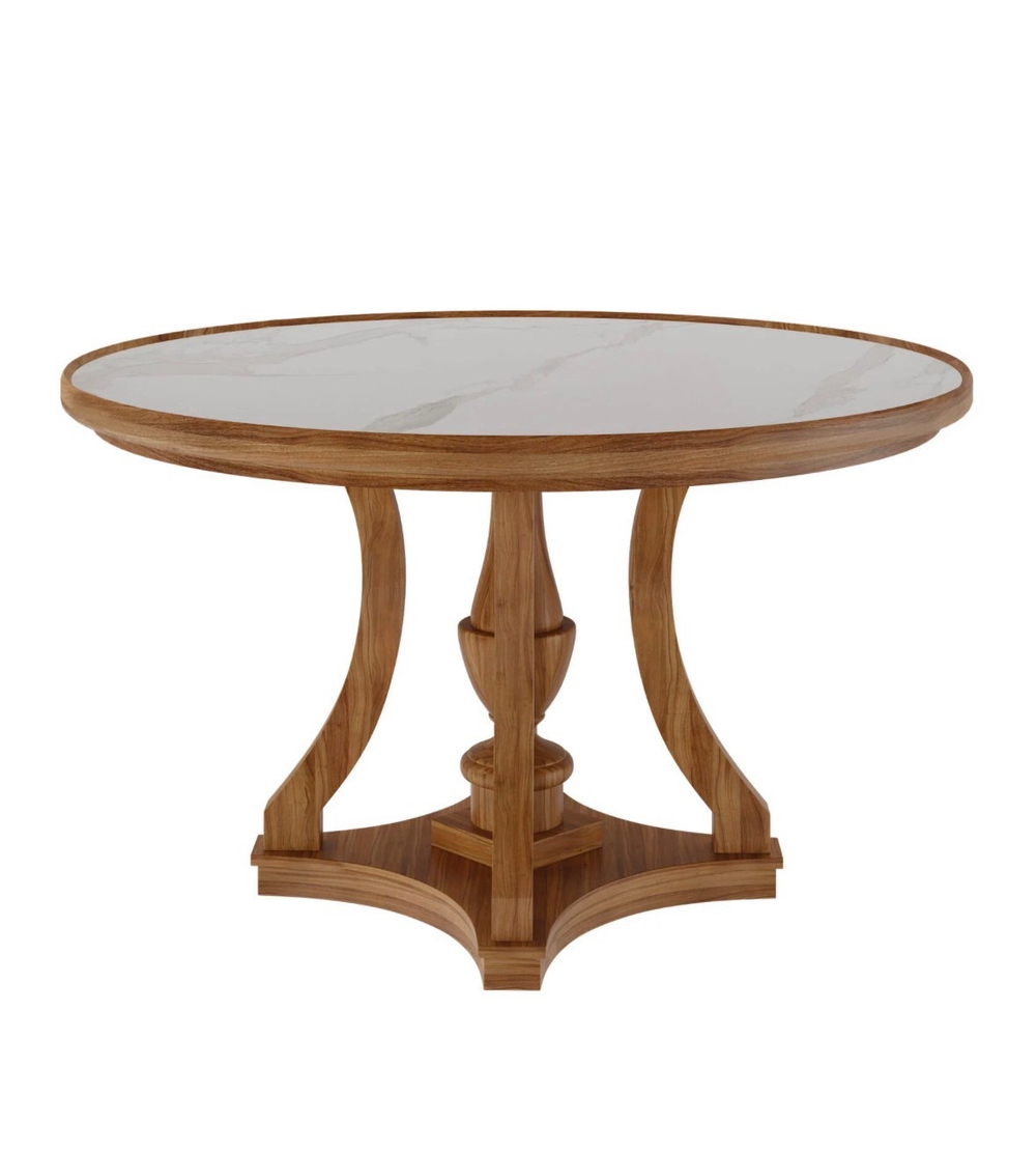 Стол круглый Алабама керамика