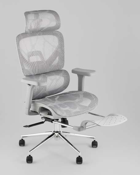 Кресло офисное TopChairs Vertus серая сетка