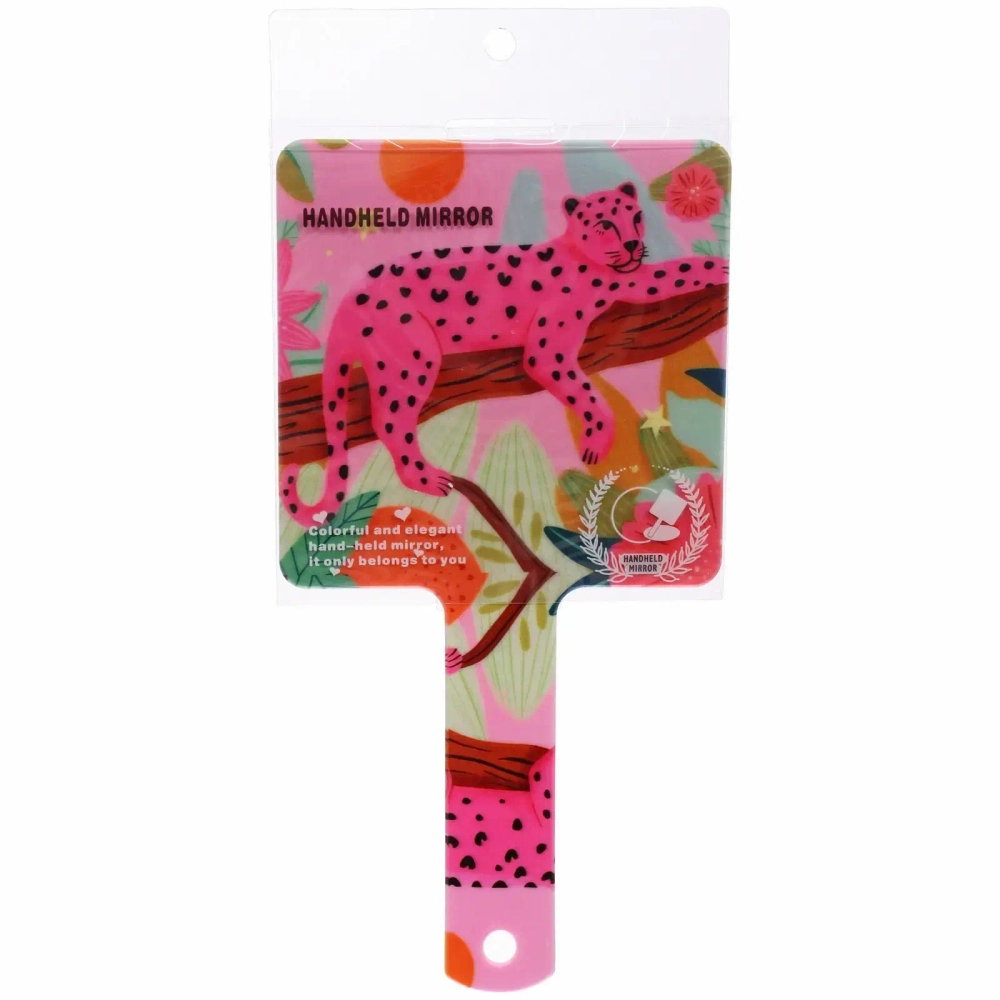 Зеркало косметическое «ИМАНИ - ТРОПИКИ», микс 4 дизайна, 23,4*12см (PVC подвес)