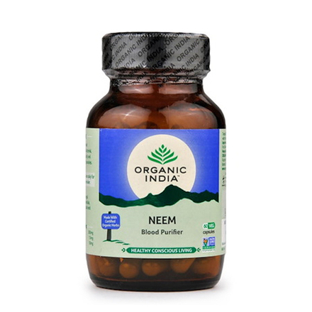 Ним Органик Индия (Neem Organic India), 60 капсул