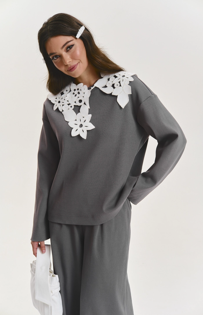 СВИТШОТ ТЕЙЛИН ГРАФИТОВЫЙ