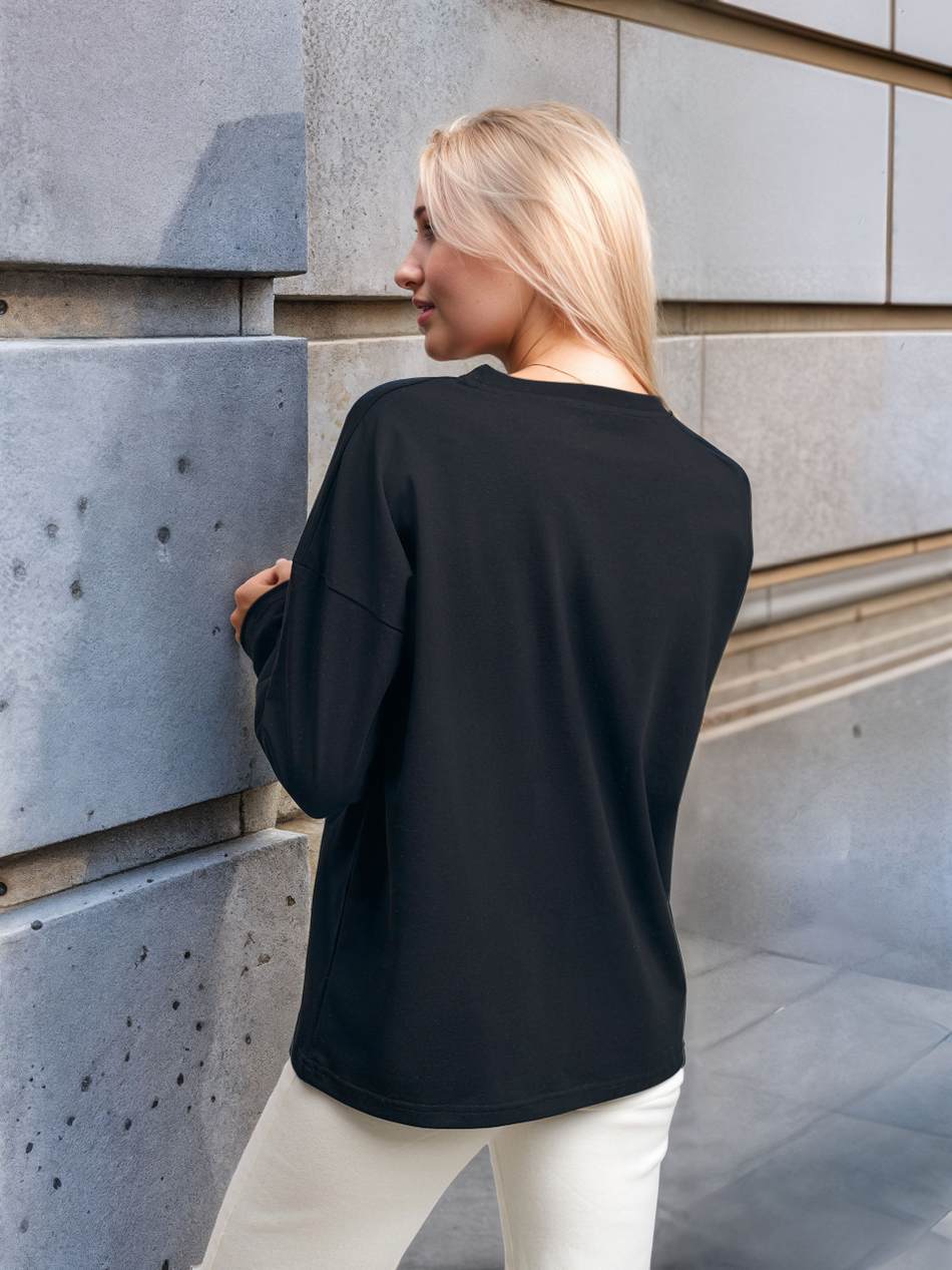 Лонгслив женский  "Дом там где...Kazan" серый