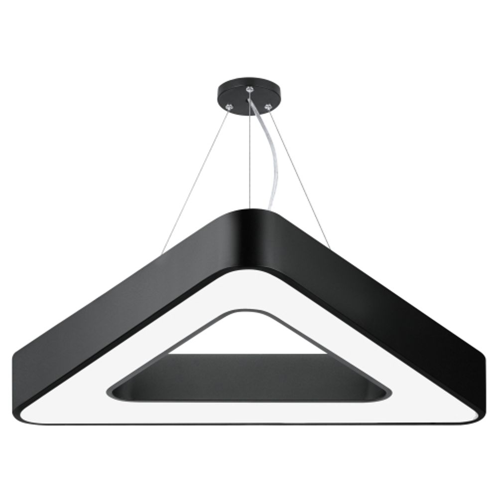 Светильник LED ЭРА Geometria SPO-153-B-40K-030 Delta 30Вт 4000К 2100Лм IP40 600*80 черный подвесной драйвер внутри | Декоративные светильники Geometria