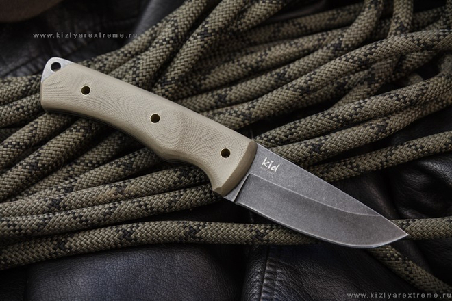 Туристический нож KiD 440C StoneWash