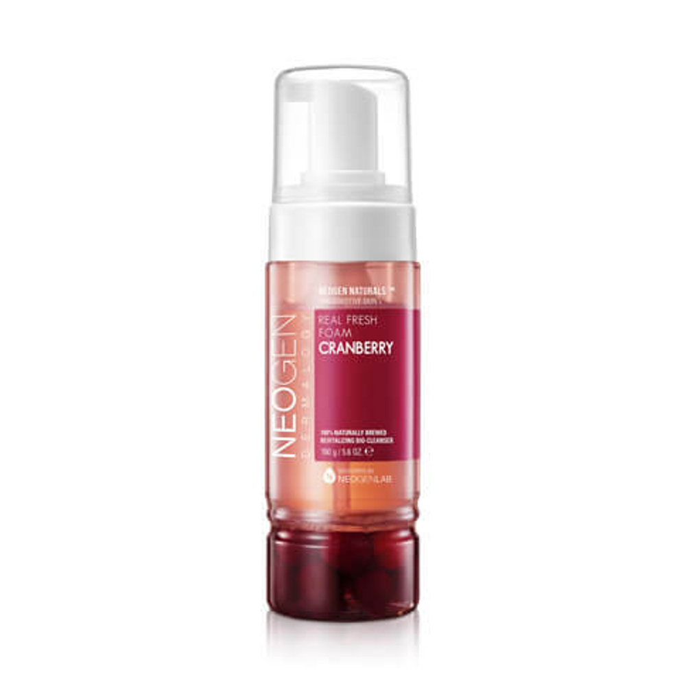 Витаминная пенка для умывания с ягодами клюквы | Neogen Dermalogy Real Fresh Foam Cleanser Cranberry