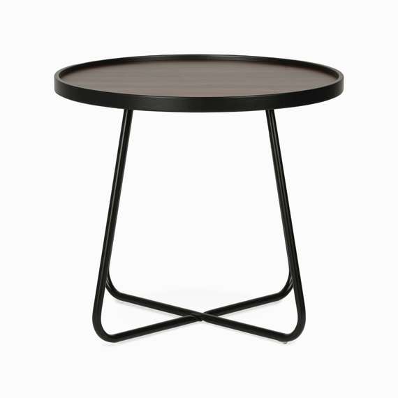 Кофейный стол Calipa Ø60х55 см, шпон ореха