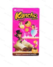 Печенье с шоколадной начинкой Kancho Lotte, Корея, 42 гр.