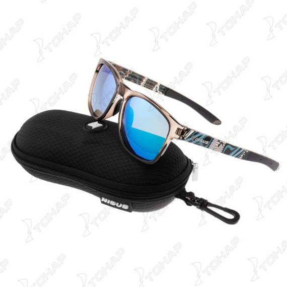 Очки поляризационные в жест.чехле (N-OP-TF2038-B) Nisus
