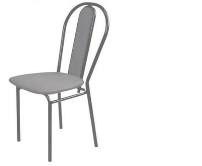 Стул для кухни Кухонный не складной Мебель со спинкой для дома NIKA Темно-серый АРТ СТ3-1/ТС