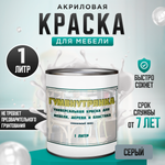 Универсальная акриловая краска без запаха для дерева и пластика Гумвнутрянка | Лофт и дерево (Россия)