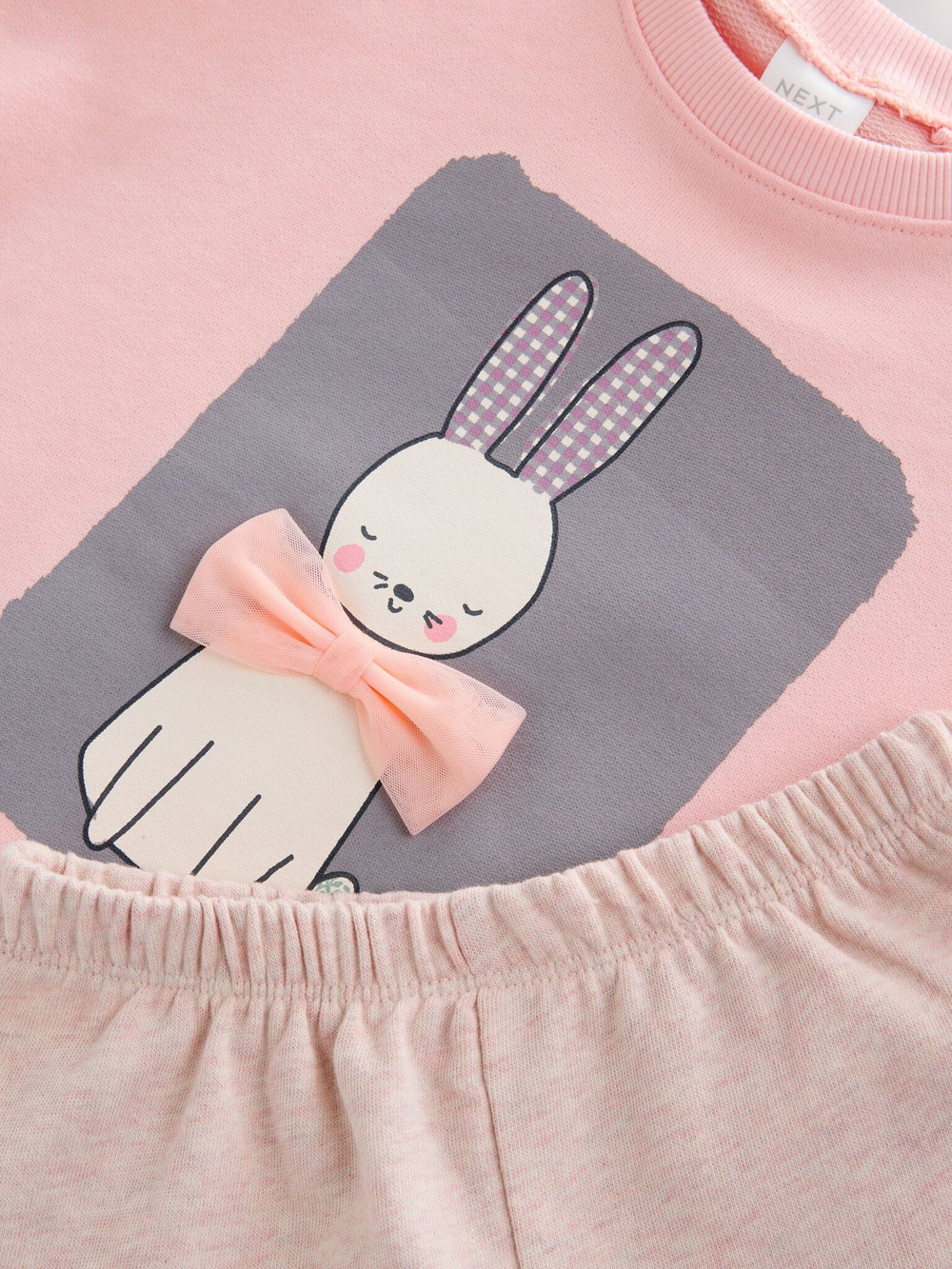 Футболка и шорты в комплекте для девочки Next E55-507, Розовый